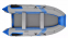 Моторная лодка ПВХ Zefir 3700 new сер/син