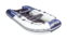 Лодка Ривьера Компакт 3400 СК "Комби" светло-серый/черный
