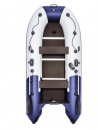 Лодка Ривьера Компакт 3200 СК "Комби" светло-серый/синий