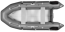 Надувная лодка НДВД ROCKY 335 (дно высокого давления) GREY