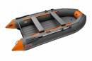 Моторная лодка ПВХ Zefir 3500 LT new серый/оранж (среднекилевая)