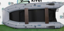 Лодка РИБ RiverBoats RB 400 серый (Встроенный рундук) с допами
