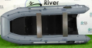 Лодка РИБ RiverBoats RB 430 серый (рундук) (транец S) с допами