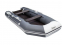 Лодка Аква 3200 Слань-книжка киль графит/светло-серый