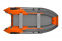 Моторная лодка ПВХ Zefir 3300 оранж/темно-серая