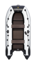 Лодка Ривьера Компакт 3200 С "Касатка" светло-серый/черный